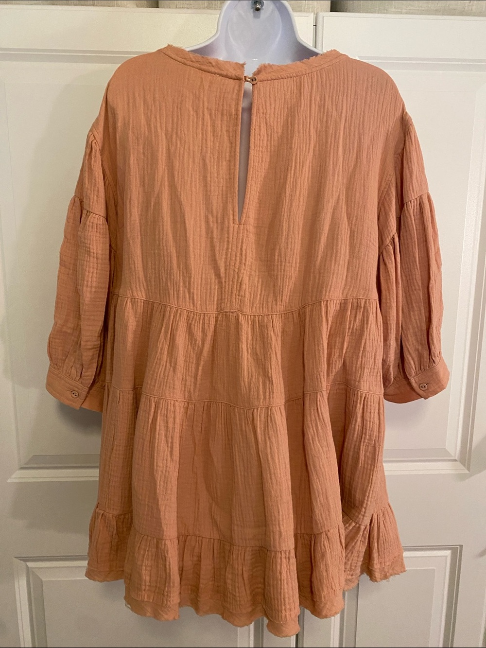 ODDY Peach Tiered Gauze Tunic - Picture 6 of 11